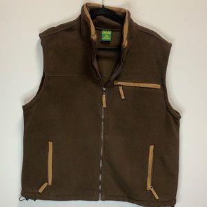 Cabela's Men's Front Zip Fleece Vest Sz L